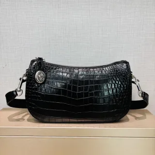 DMOM鱷魚腹皮彎月肩背包