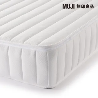 【MUJI 無印良品】高密度獨立筒翻身型床墊/Q 約寬162*深196*高21cm(大型家具配送)