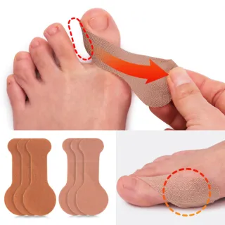 【DAYOU】24hr口los1377C拾組拇指外翻矯形貼大腳趾分趾器防磨防腳貼運動防護關節固定手指自黏(大友)