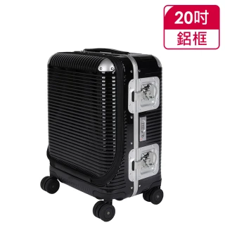 【FPM MILANO】BANK LIGHT Licorice Black系列20吋商務登機箱 爵士黑-平輸品(A1925301916)