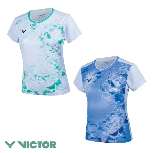 【VICTOR 勝利體育】戴資穎致敬系列 推廣版大賽服 女款(T-51003TDTTY G/J 蒂芙尼/藍花楹)