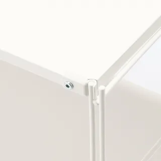 【MUJI 無印良品】SUS鋼製層架組/亮面淺灰/寬/中(大型家具配送)