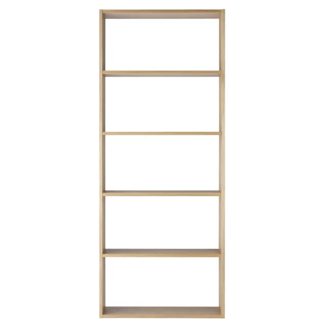 【MUJI 無印良品】自由組合層架/橡木/5層/寬版基本組/(大型家具配送)