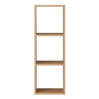 【MUJI 無印良品】自由組合層架/橡木/3層/基本組/(大型家具配送)