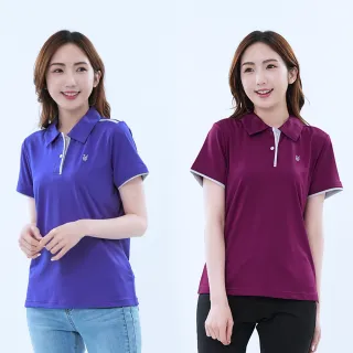 【遊遍天下】MIT台灣製女款抗UV防曬涼感吸濕排汗機能POLO衫(M-5L 大尺碼)