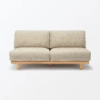 【MUJI 無印良品】木製簡約沙發/2人座 寬149*深74.5*高69cm(大型家具配送)