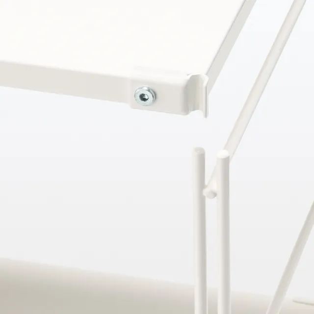 【MUJI 無印良品】SUS鋼製層架組/亮面淺灰/寬/大(大型家具配送)