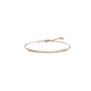 【SWAROVSKI 施華洛世奇】Only 手鏈 白色 鍍玫瑰金色