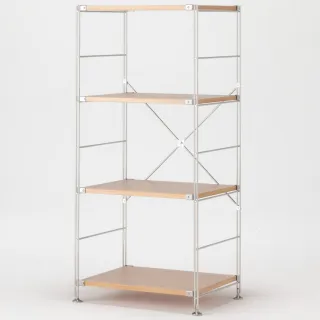 【MUJI 無印良品】SUS橡木層架組/中/(大型家具配送)