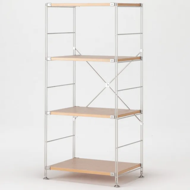 【MUJI 無印良品】SUS橡木層架組/中/(大型家具配送)