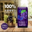 【臺北市立動物園】100%果園綜合果汁系列200ML*24入罐/箱(葡萄汁-紫斑蝶款/蘋果汁-臺灣草鴞款)
