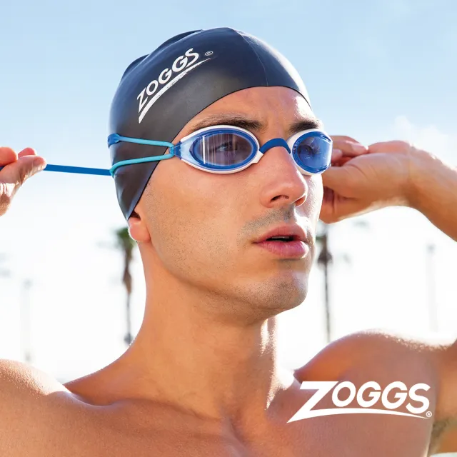 【Zoggs】成人Air氣墊超廣角競技型國際認可鐵人泳鏡(防壓迫/防熊貓眼/成人泳鏡/廣角泳鏡/開放水域)
