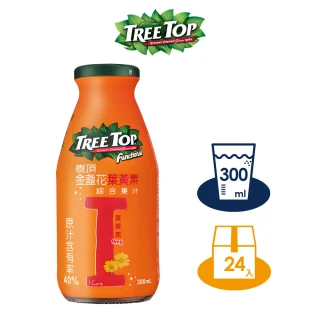 【Tree Top 樹頂】金盞花葉黃素綜合果汁 300mlx1箱(共24入)