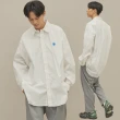 【plain-me】小P社長logo素面BD襯衫 PLN3336-242(男襯衫 女襯衫 上衣 休閒上衣)