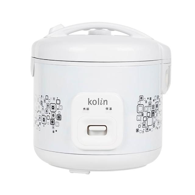 Kolin 歌林 KNJ-SD2455 電子鍋，適合10人份家庭使用，白色系設計簡約時尚。內鍋採用不沾塗層合金材質，易清潔耐用。尺寸280x275x265mm，重量約2.35kg，便於收納。支援110V/60Hz電壓，消耗功率600~700W，高效省電。配件包含飯匙、量杯及分離式電源線。產地中國，BSMI許可R3C302，全機1年保固。完美解決煮飯需求，是家用電子鍋的最佳選擇！