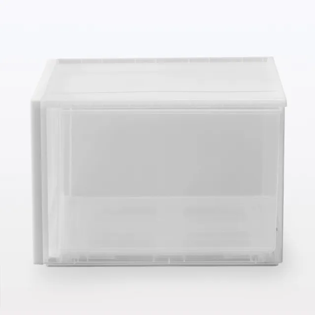 【MUJI 無印良品】PP衣裝盒/橫式/深型/2入