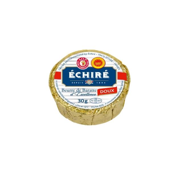 【ECHIRE 艾許】艾許無鹽奶油30GX6顆/組(法國頂級奶油)