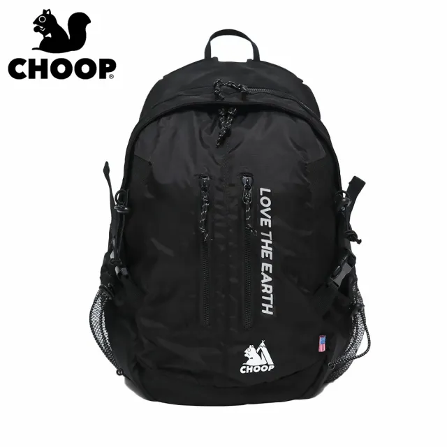 【CHOOP】雙11 319城市綠境後背包(黑色)