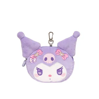 【IMPACT 怡寶】酷洛米Kuromi 20週年紀念造型零錢包-紫色 IMKUL07PL(伸縮彈力設計)
