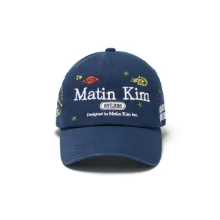 【MATIN KIM】官方旗艦 趣味刺繡棒球帽(海軍藍)