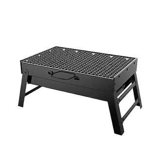 【ALucky 愛樂奇】工業風桌上型折疊烤肉架(燒烤架 烤肉架 BBQ 烤肉 烤肉爐)