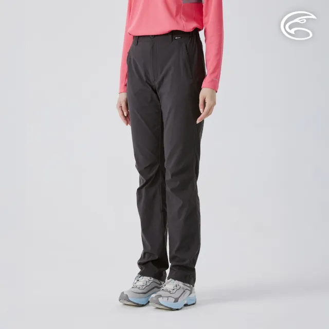 【ADISI】女棉感彈性抗汙撥水修身長褲 AP2511060 碳灰(防潑水 快乾 輕量 休閒褲 機能褲)