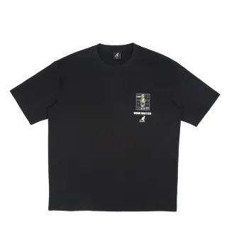 【KANGOL】短T 黑色 趣味 袋鼠 棉T 短袖 中性(6525102020)