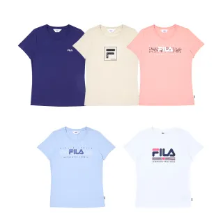 【FILA官方直營】男女款 經典短袖T恤 棉TEE 運動上衣 休閒服(任選)