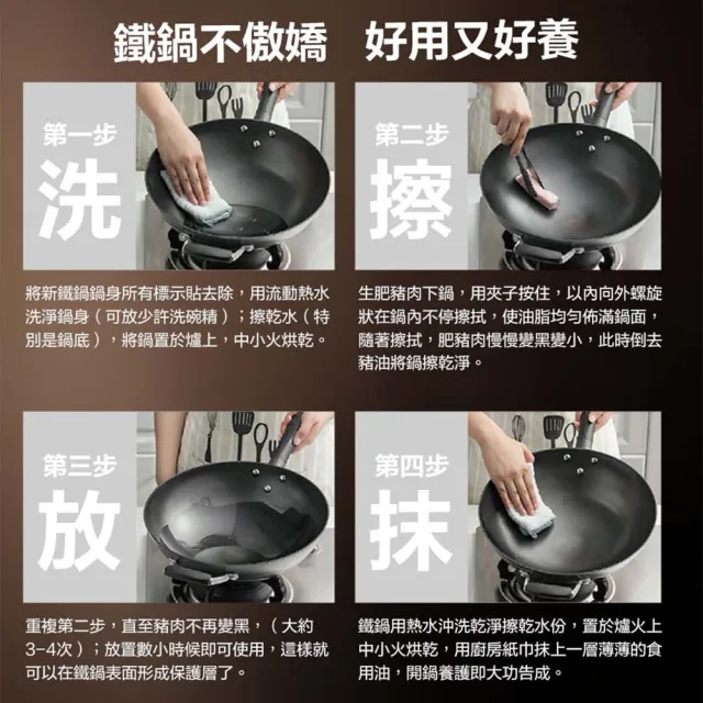 【ASD 愛仕達】輕量日本窒氮極鐵鍋34cm