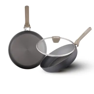 【ASD 愛仕達】ASD中華超耐磨系列不沾平底鍋28cm