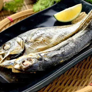 【美味邸家】薄鹽日曬竹筴魚一夜干165克x10尾