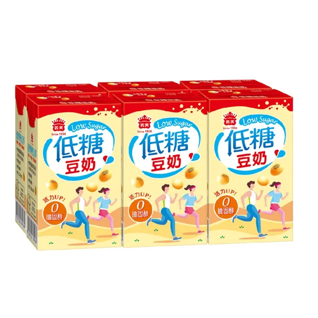 【義美】元氣無加糖/低糖豆奶系列250mlx24入/箱(豆奶/黑豆奶)