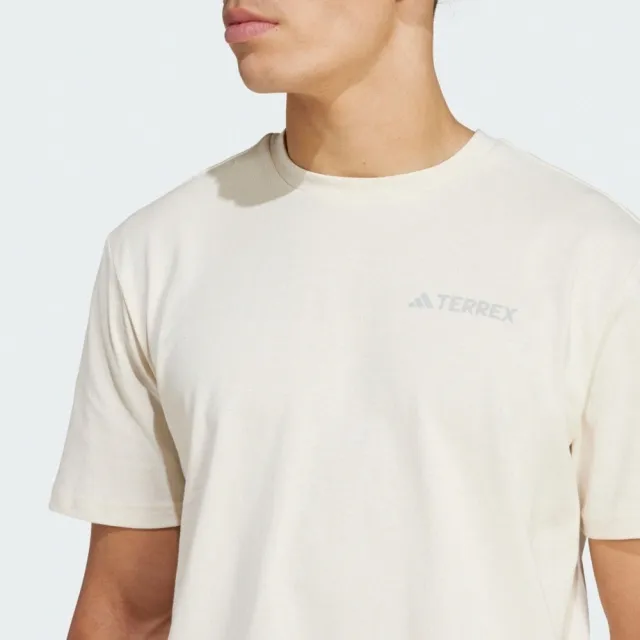 【adidas 愛迪達】Xpl Polygiene T 男 T恤 運動上衣 休閒短袖 米 亞版(JI8314)