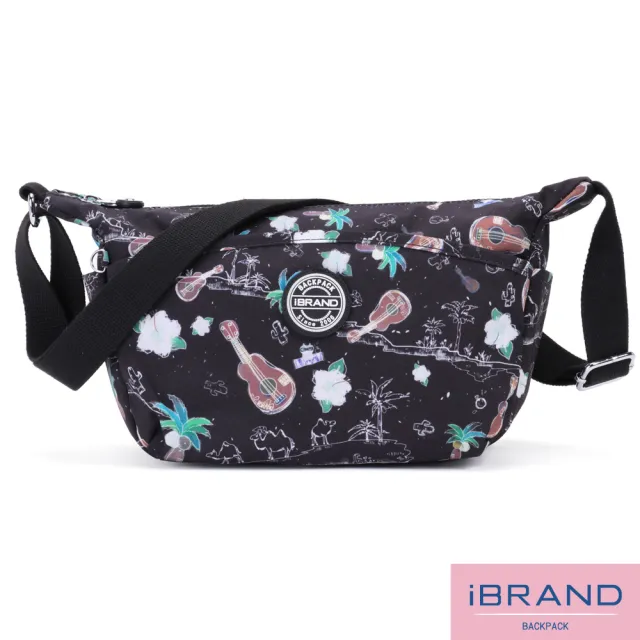 【iBrand】百搭實用多收納側斜背包/肩背包/防潑水尼龍(防水包 多款多色任選)
