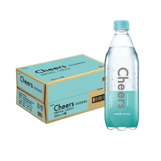 【泰山】Cheers 氣泡水500mlx24入/箱(官方直營)  (TQF微笑標章)