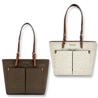 【Michael Kors】MK 女生 托特包 雙口袋收納 防刮材質 女款 肩背包(大款 35F3GTVT3B)