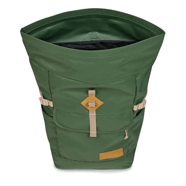 【JANSPORT】雙11 HATCHET ROLLTOP 捲蓋式後背包 軍綠色(JS0A86DKKM1)