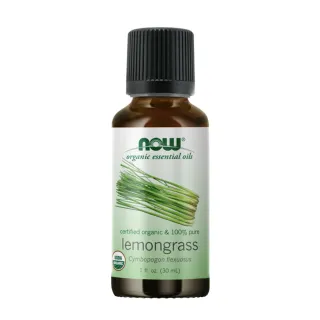 【NOW 娜奧】美國有機認證純檸檬香茅精油30ml-Now Foods(檸檬草精油)