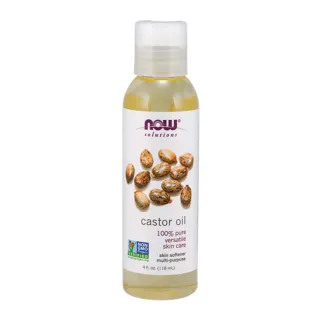 【NOW娜奧】純蓖麻保濕油118ml-Now Foods(可護膚/護頭皮/護髮/滋養睫毛/眉毛)