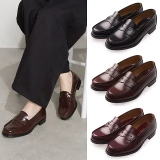 【HARUTA】日本 平底素面 樂福鞋 2E楦 女 4514 人造皮革 復古經典便士 皮鞋 學生鞋 通勤鞋【多色任選】