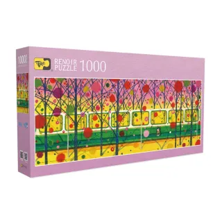 【雷諾瓦】尋貓啟事/1000片拼圖/遺失了一隻貓/幾米/長幅(桌遊/益智/裝飾/送禮/禮物/療癒)