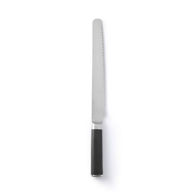 【MUJI 無印良品】輕鬆握持調理/麵包刀 刀刃長度:約19cm