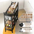 【Ashley House】90面寬-大型多功能收納層架-帶輪(鐵架 收納架 廚房架 臥室架 浴室架 陽台架)
