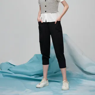 【巧玲瓏】舒適大口袋微垮八分褲 2102308