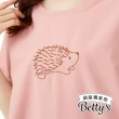 【betty’s 貝蒂思】網路獨賣★可愛刺☆前麻後棉上衣(共二色)