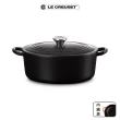 【Le Creuset】琺瑯鑄鐵鍋橢圓鍋25cm(櫻桃紅/含羞草黃/加勒比海藍/沉靜黑/棉花白 多色選1)