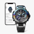 【CASIO 卡西歐】G-SHOCK MT-G 碳纖維 暴風追風者 彩色圈太陽能藍芽手錶 畢業禮物(MTG-B2000YST-1A)