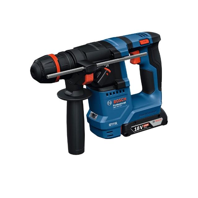 【BOSCH 博世】18V 免碳刷通用夾頭鎚鑽(GBH 18V-18 X 單機)
