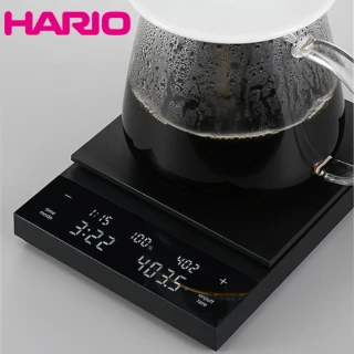 【HARIO】北極星咖啡計時電子秤(新創 粉水比功能 / 黑白任選)