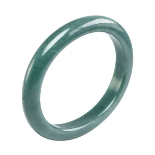 【漢石齋】天然翡翠A貨 貴妃鐲玉鐲 滿綠飄花種(手圍17.3+14.9/版寬9.2mm)